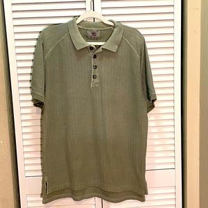 The Territory Ahead mens cotton polo green M
